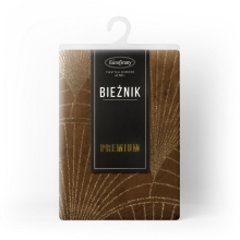 OBRUS BLINK 14 35 X 220 CM BRĄZOWY