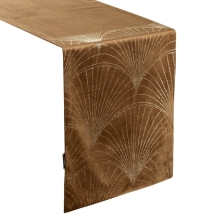 OBRUS BLINK 14 35 X 220 CM BRĄZOWY