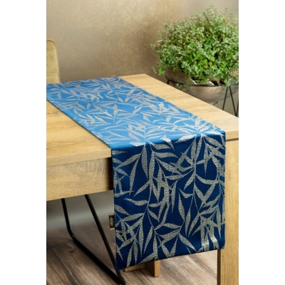 OBRUS BLINK 15 35 X 220 CM GRANATOWY