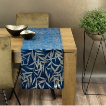 OBRUS BLINK 15 35 X 220 CM GRANATOWY