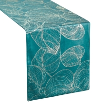 OBRUS BLINK 16 35 X 220 CM CIEMNOTURKUSOWY