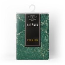 OBRUS BLINK 16 35 X 220 CM CIEMNOZIELONY