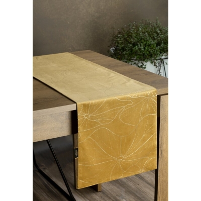 OBRUS BLINK 18 35 X 220 CM MIODOWY