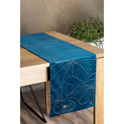 OBRUS BLINK 18 35 X 220 CM GRANATOWY