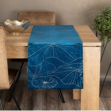 OBRUS BLINK 18 35 X 220 CM GRANATOWY