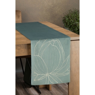 OBRUS BLINK 12 35 X 140 CM CIEMNOMIĘTOWY