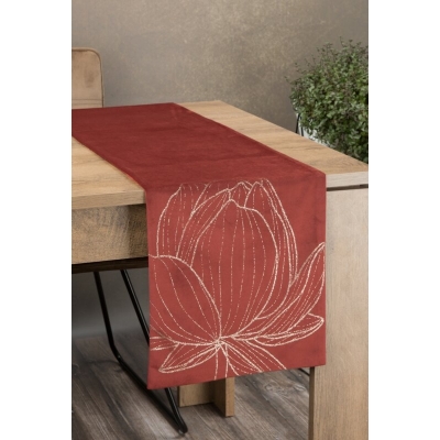 OBRUS BLINK 12 35 X 140 CM CEGLASTY