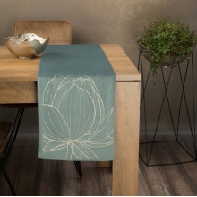 OBRUS BLINK 12 35 X 180 CM CIEMNOMIĘTOWY