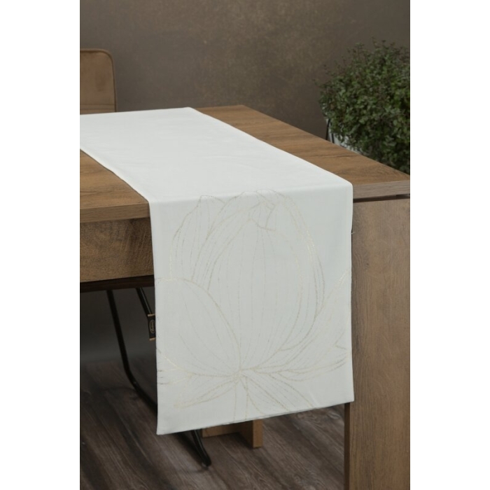 OBRUS BLINK 12 35 X 180 CM BIAŁY