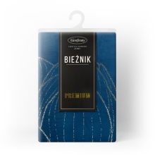 OBRUS BLINK 12 35 X 220 CM GRANATOWY