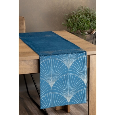 OBRUS BLINK 14 35 X 140 CM GRANATOWY