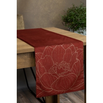 OBRUS BLINK 13 35 X 180 CM CEGLASTY