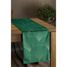OBRUS BLINK 14 35 X 180 CM CIEMNOZIELONY