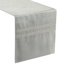 OBRUS GLEN 3 35 X 140 CM SREBRNY