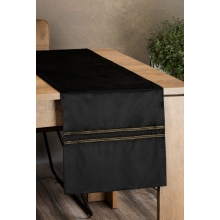 OBRUS GLEN 4 35 X 140 CM CZARNY