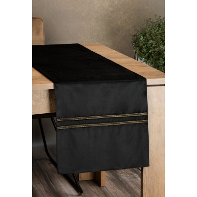 OBRUS GLEN 4 35 X 140 CM CZARNY