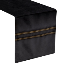 OBRUS GLEN 4 35 X 140 CM CZARNY