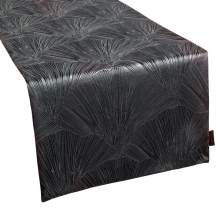 OBRUS GOJA 40 X 140 CM CZARNY
