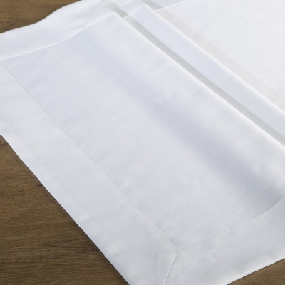 OBRUS MILA 85 X 85 CM BIAŁY