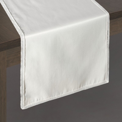 OBRUS DEKORACYJNY 35 X 180 CM BEŻOWY