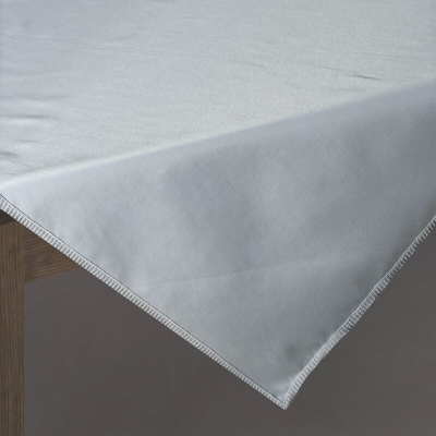 OBRUS DEKORACYJNY 80 X 80 CM POPIELATY