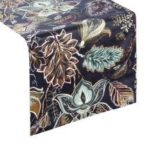 OBRUS GRACIA 33 X 140 CM GRANATOWY