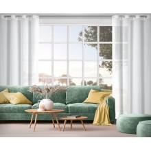 FIRANA GOTOWA DEBRA 140 X 250 CM BIAŁY