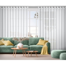 FIRANA GOTOWA DEBRA 300 X 250 CM BIAŁY