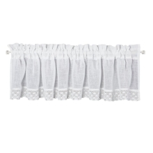 FIRANA GOTOWA LISA NA TAŚMIE 150 X 30 CM BIAŁY