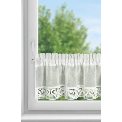 FIRANA GOTOWA GABI NA TAŚMIE 150 X 30 CM KREMOWY