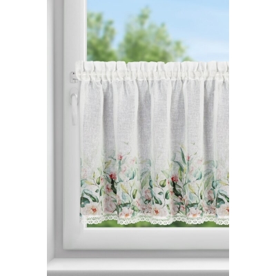 FIRANA GOTOWA ESTERA NA TAŚMIE 150 X 60 CM BIAŁY