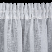 FIRANA GOTOWA LARI NA TAŚMIE 150 X 30 CM BIAŁY