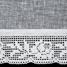 FIRANA GOTOWA LARI NA TAŚMIE 150 X 30 CM BIAŁY