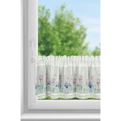 FIRANA GOTOWA DOLOREZ NA TAŚMIE 150 X 30 CM BIAŁY