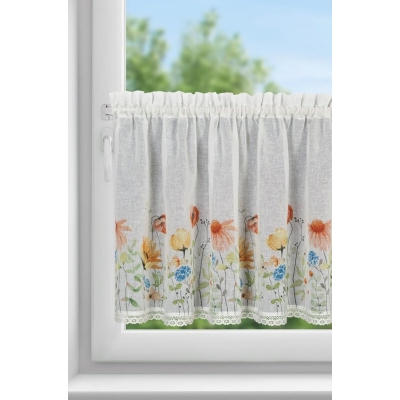 FIRANA GOTOWA NATI NA TAŚMIE 150 X 60 CM BIAŁY
