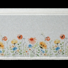 FIRANA GOTOWA NATI NA TAŚMIE 150 X 60 CM BIAŁY