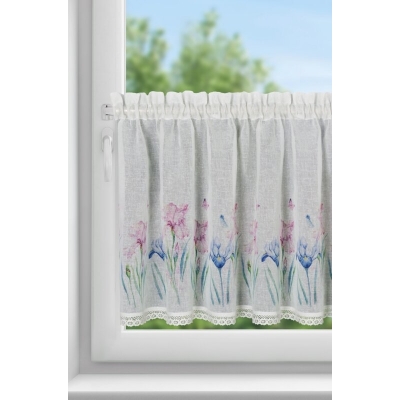FIRANA GOTOWA DOLOREZ NA TAŚMIE 150 X 60 CM BIAŁY