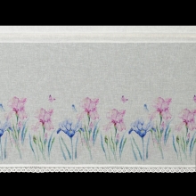 FIRANA GOTOWA DOLOREZ NA TAŚMIE 150 X 60 CM BIAŁY