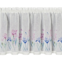 FIRANA GOTOWA DOLOREZ NA TAŚMIE 150 X 60 CM BIAŁY