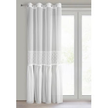 FIRANA GOTOWA LAURI 140 X 250 CM BIAŁY