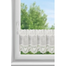 FIRANA GOTOWA DORIS NA TAŚMIE 150 X 30 CM KREMOWY