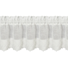 FIRANA GOTOWA DORIS NA TAŚMIE 150 X 30 CM KREMOWY