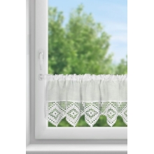 FIRANA GOTOWA ISAAC NA TAŚMIE 150 X 30 CM BIAŁY