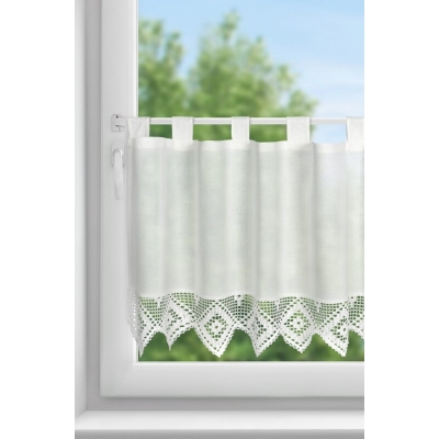 FIRANA GOTOWA ISAAC NA SZELKACH 150 X 60 CM BIAŁY