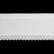FIRANA GOTOWA CLARIE NA TAŚMIE 150 X 30 CM BIAŁY