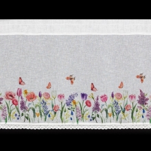 FIRANA GOTOWA BELLA NA TAŚMIE 150 X 30 CM BIAŁY