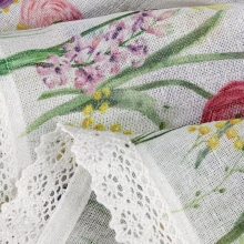 FIRANA GOTOWA BELLA NA TAŚMIE 150 X 30 CM BIAŁY