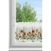 FIRANA GOTOWA HELIA NA TAŚMIE 150 X 30 CM BIAŁY