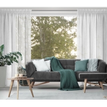 FIRANA GOTOWA ANNA NA TAŚMIE 140 X 270 CM BIAŁY