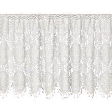 FIRANA GOTOWA MOLY NA TAŚMIE 150 X 60 CM BIAŁY